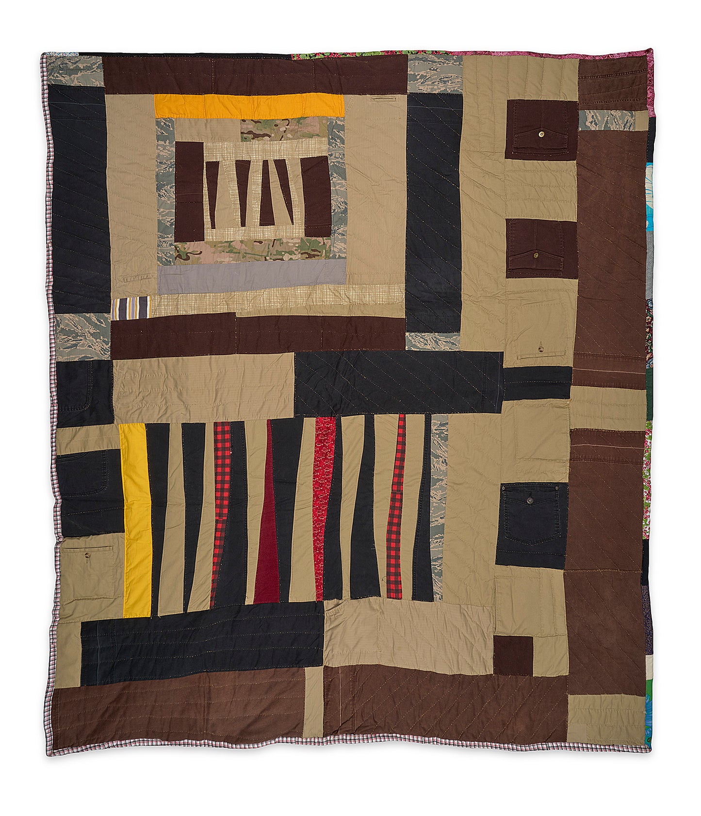 Essie Bendolph Pettway - Pockets and Ladders - 008-76