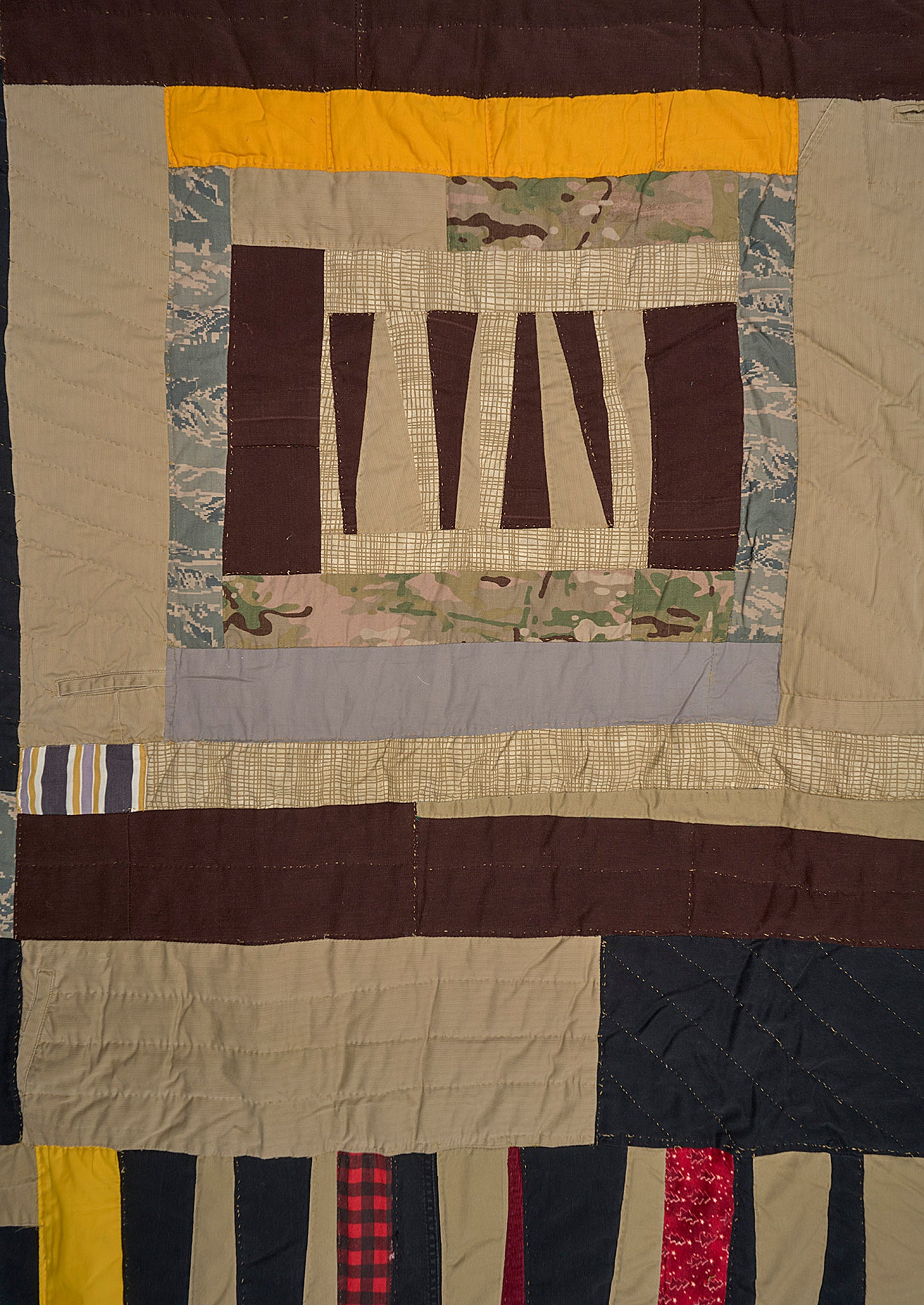 Essie Bendolph Pettway - Pockets and Ladders - 008-76