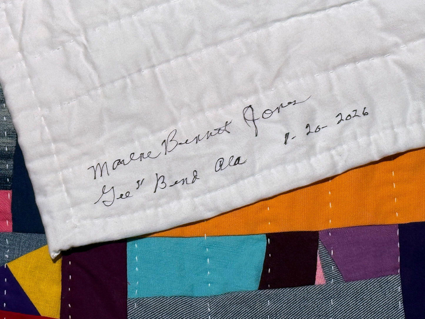 Marlene Bennett Jones - Gee's Bend, Ala - 167-318
