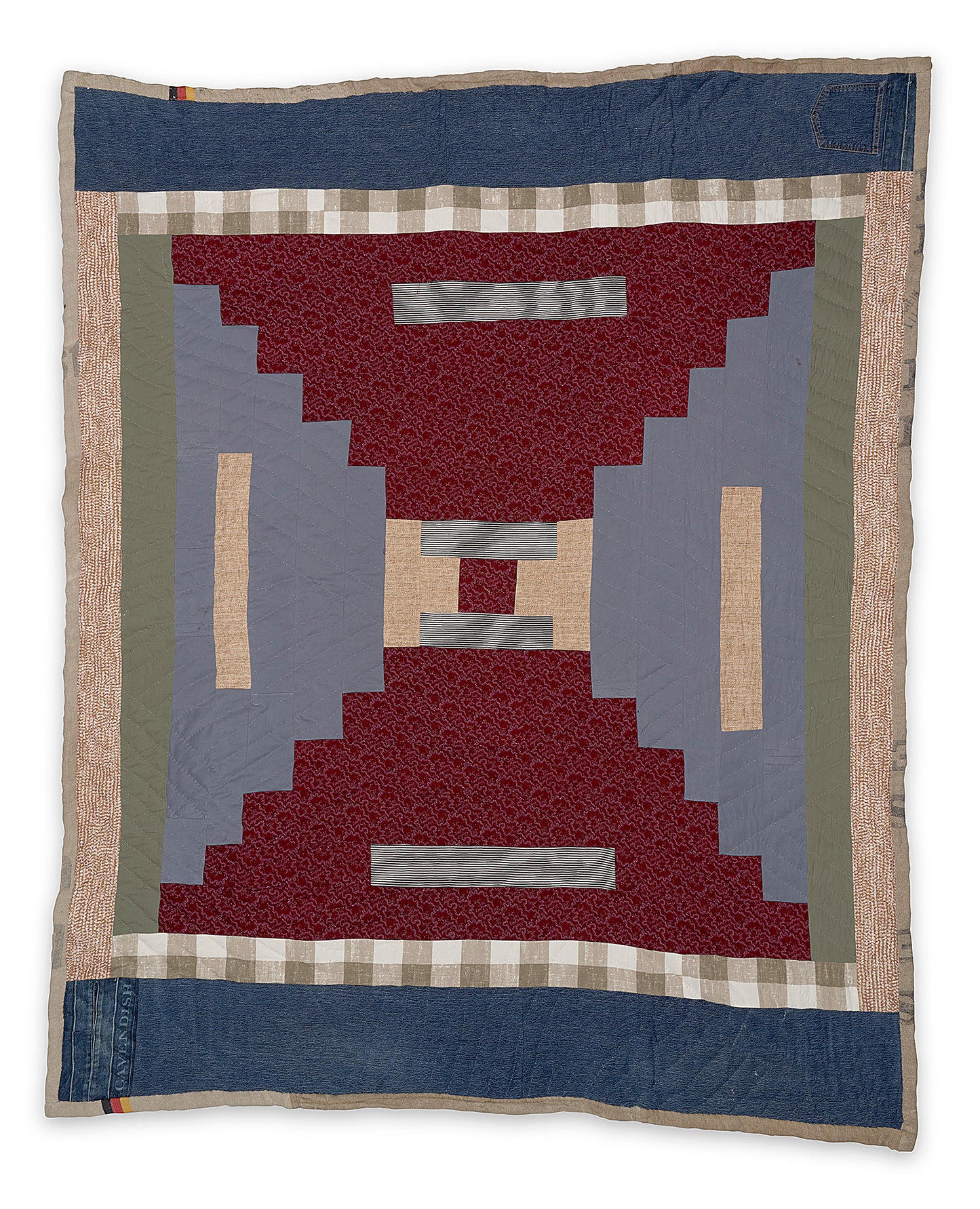 Mary Margaret Pettway - Mary’s Bricklayer, Two-sided Quilt - 200-19