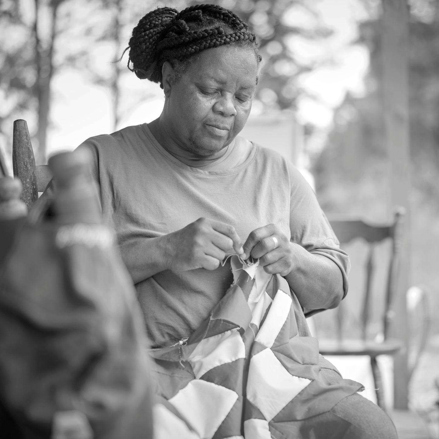 Mary Margaret Pettway - Mary’s Bricklayer, Two-sided Quilt - 200-19